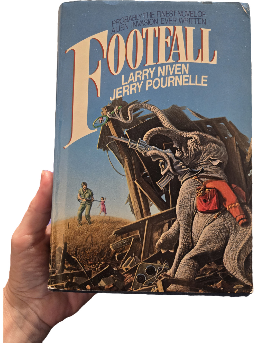 FOOTFALL LARRY NIVEN & JERRY POURNELLE HARDCOVER BOOK CLUB EDITION